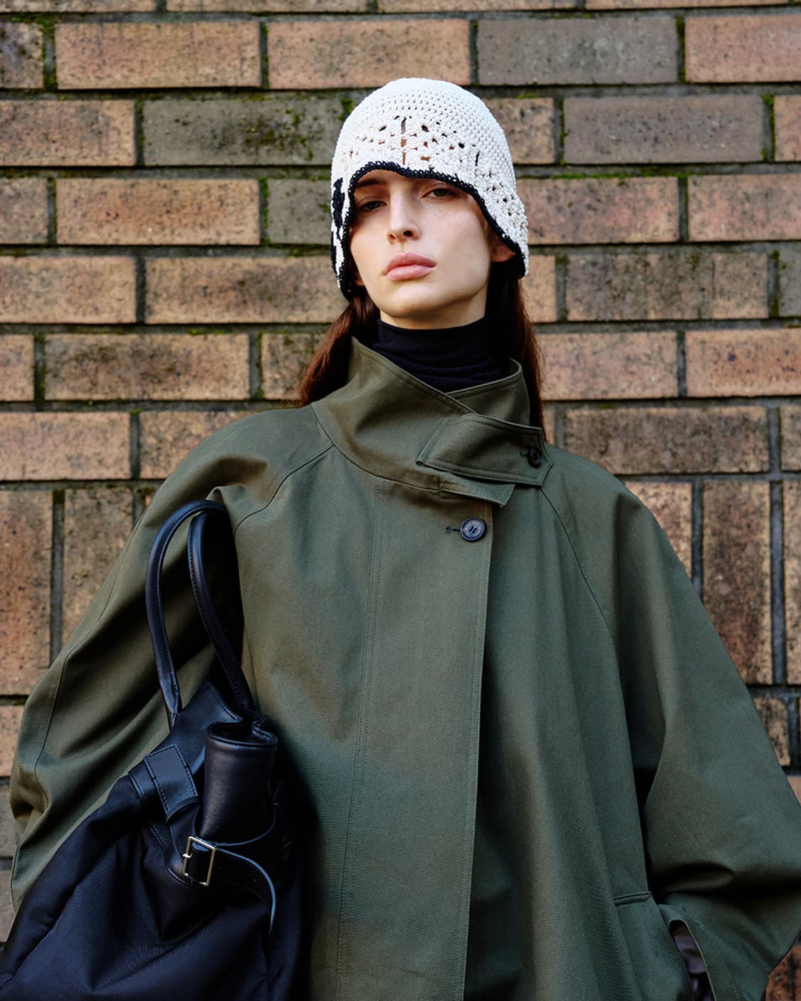 위메농 카키 트렌치 자켓 상품이미지3