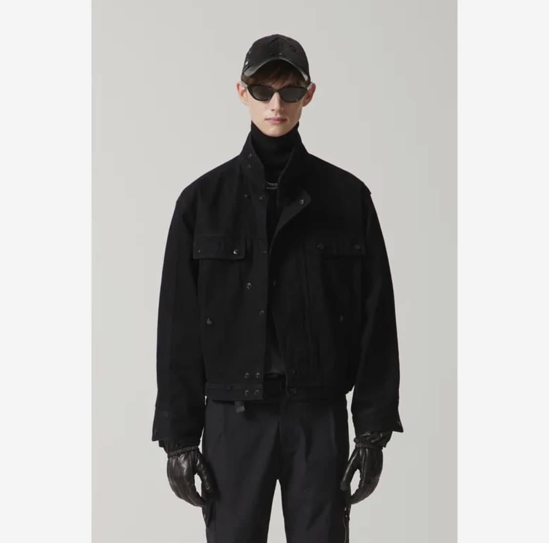 IRO 더블 플래킷 데님 블루종 남성 M 상품이미지9