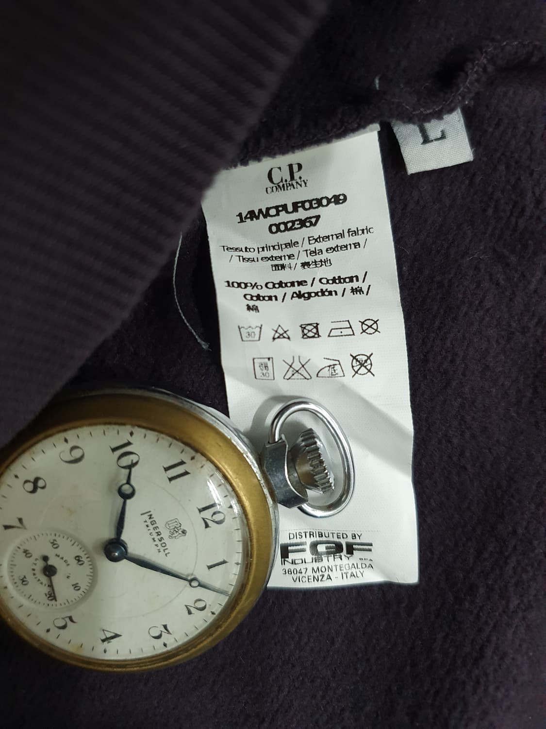 자수가 들어간 보라색 스웨트셔츠 상품이미지7