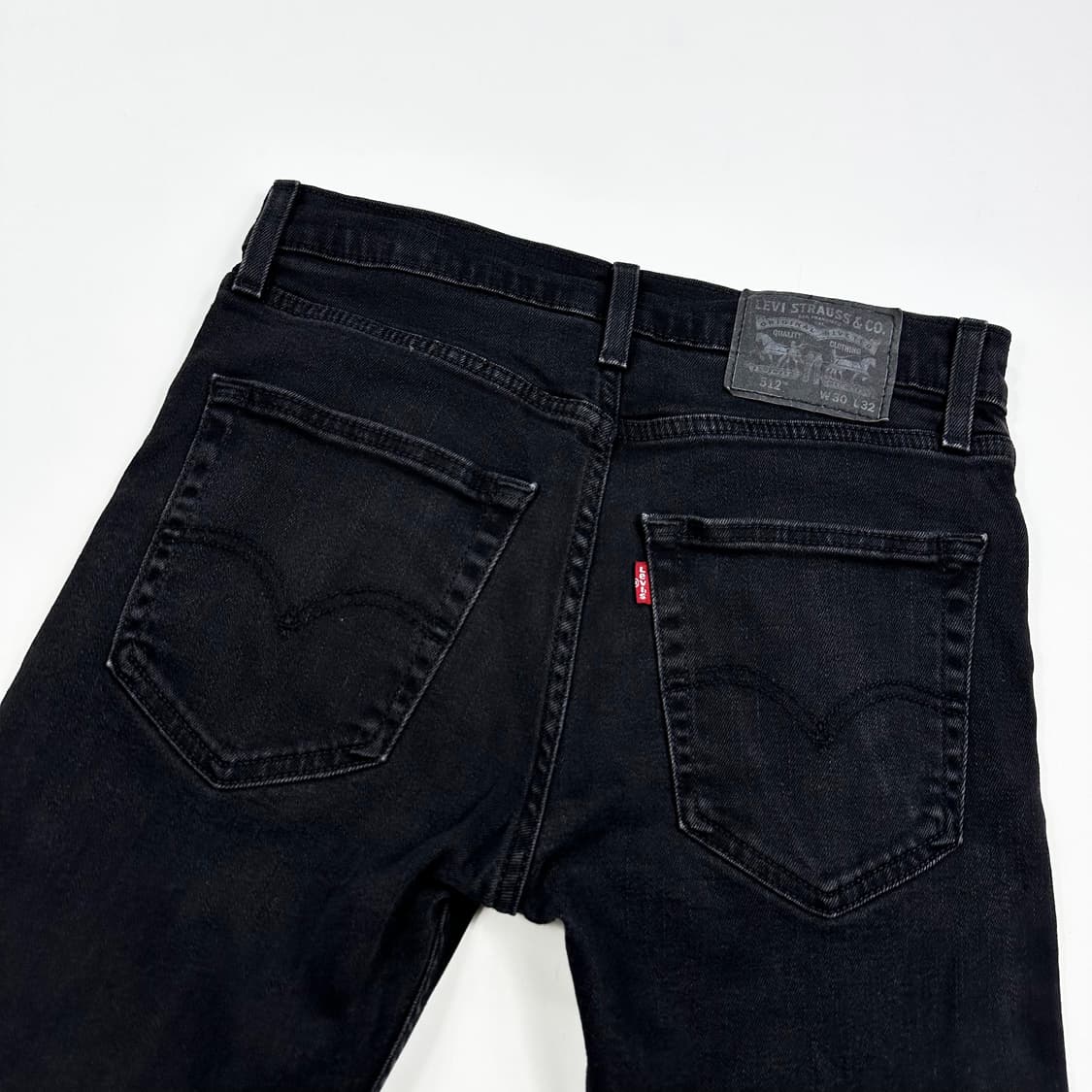리바이스 512 오리지널 흑청 슬림 데님팬츠 (30인치 여성추천) 상품이미지5