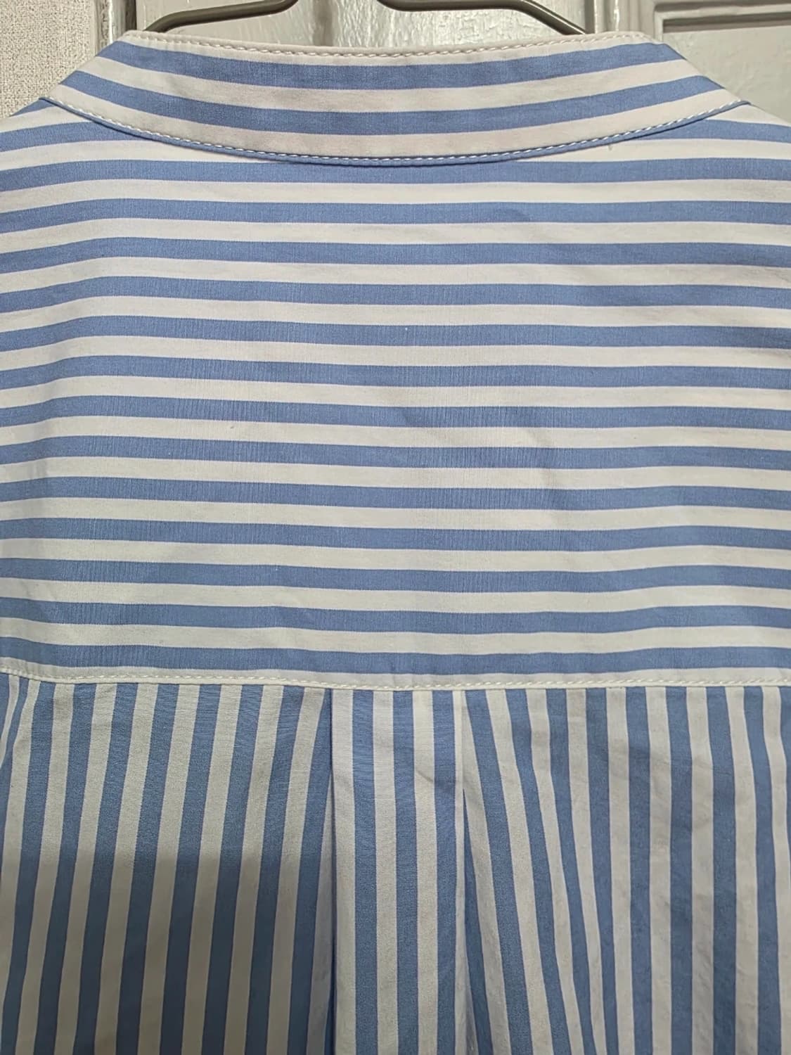 솔리드옴므 밴드 칼라 스트라이프 셔츠 105 상품이미지7