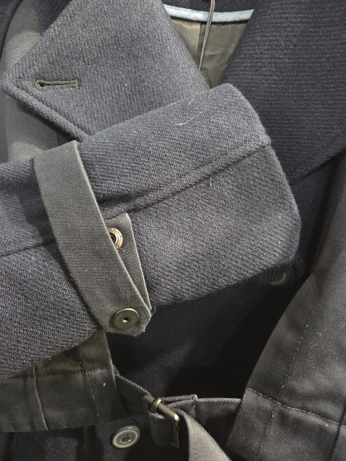 G-Star RAW 여성 벨티드 코트 네이비 상품이미지3