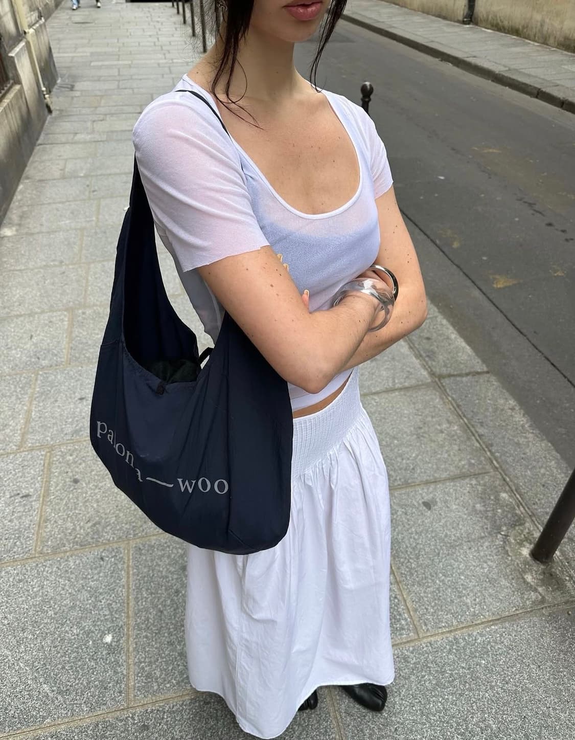 팔로마울 네이비 숄더백 판매합니다 상품이미지2