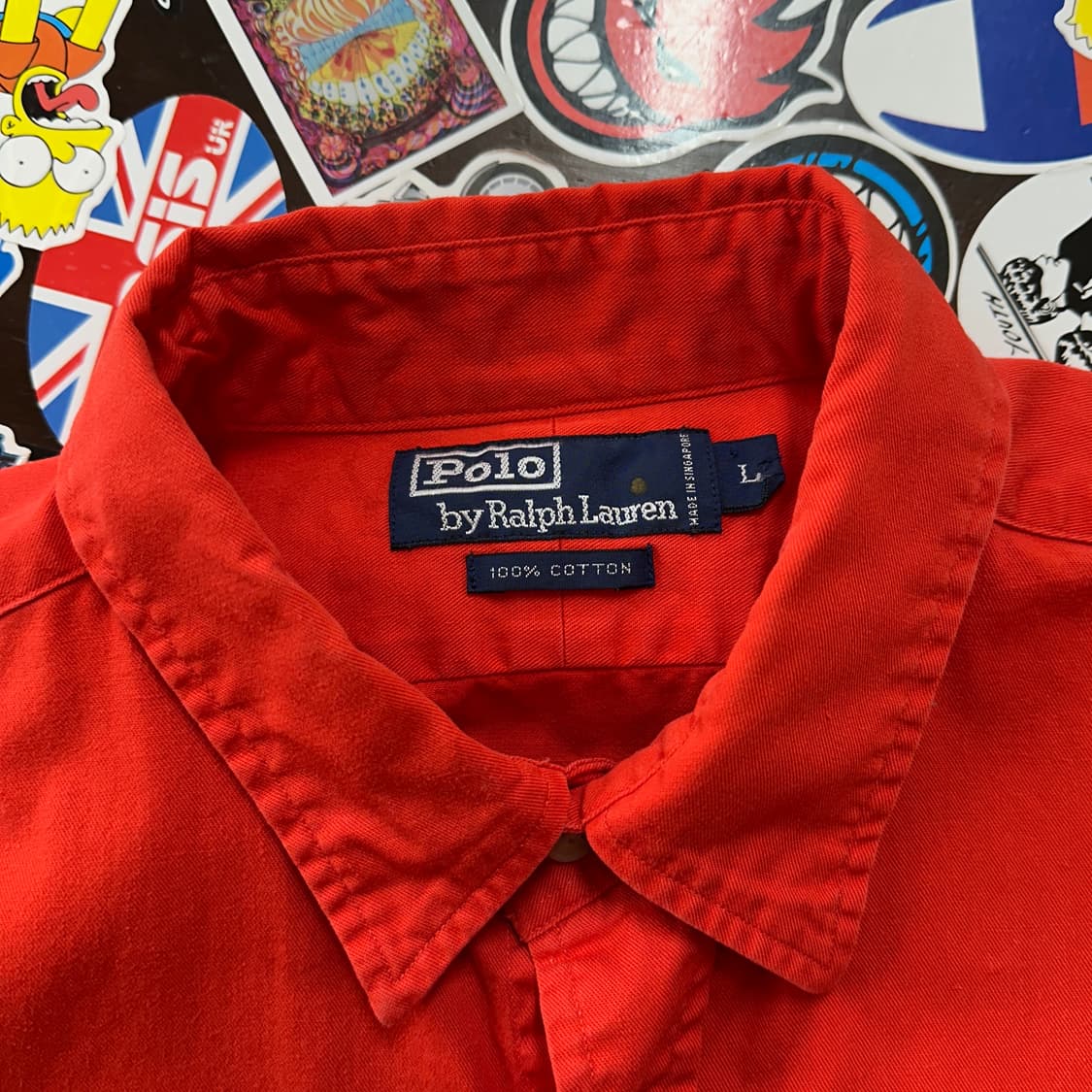 90s 폴로 랄프로렌 캐치 앤 릴리즈 피싱 워크 셔츠 L 상품이미지8