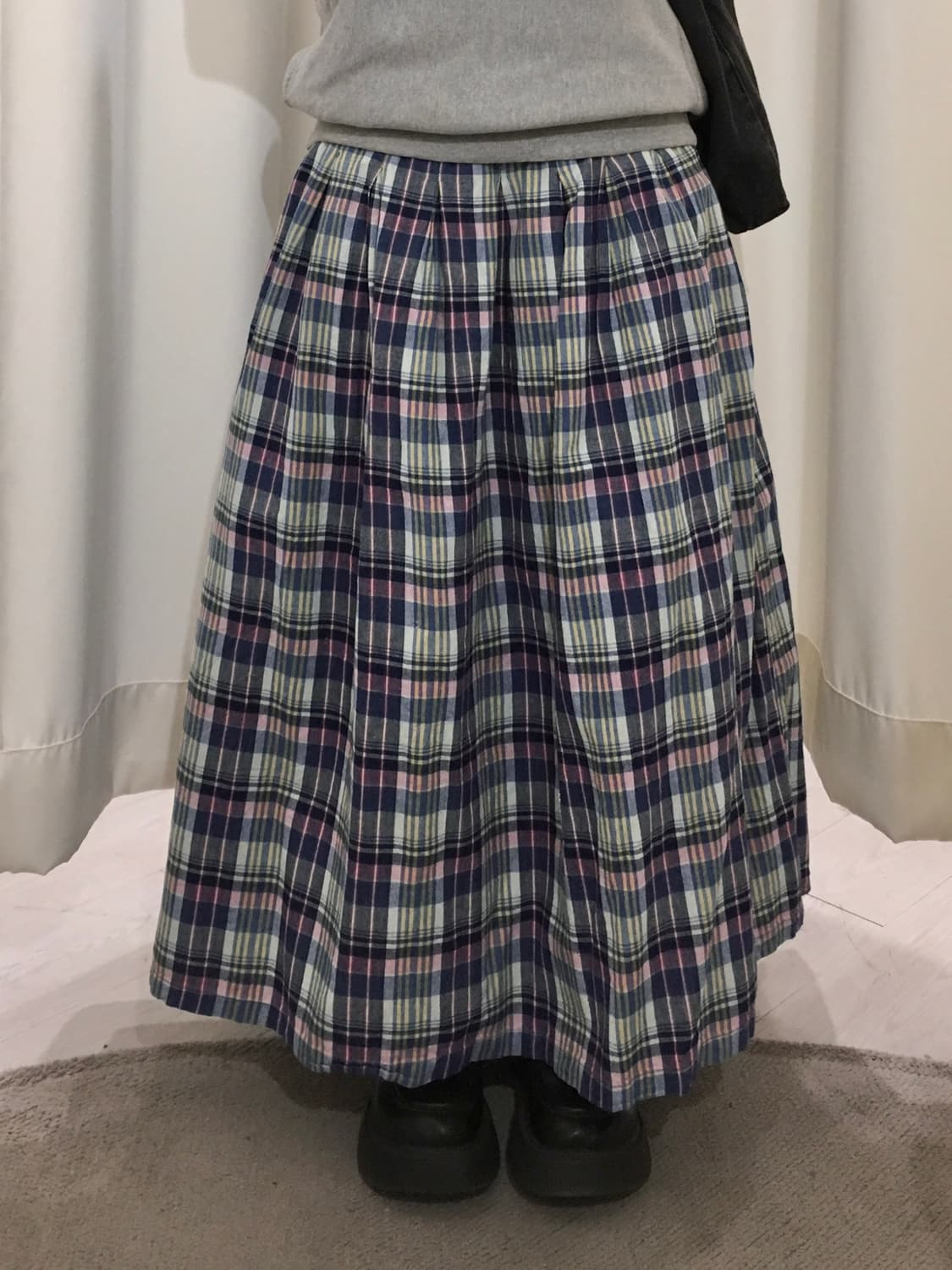 sunny cloude check skirt 상품이미지1