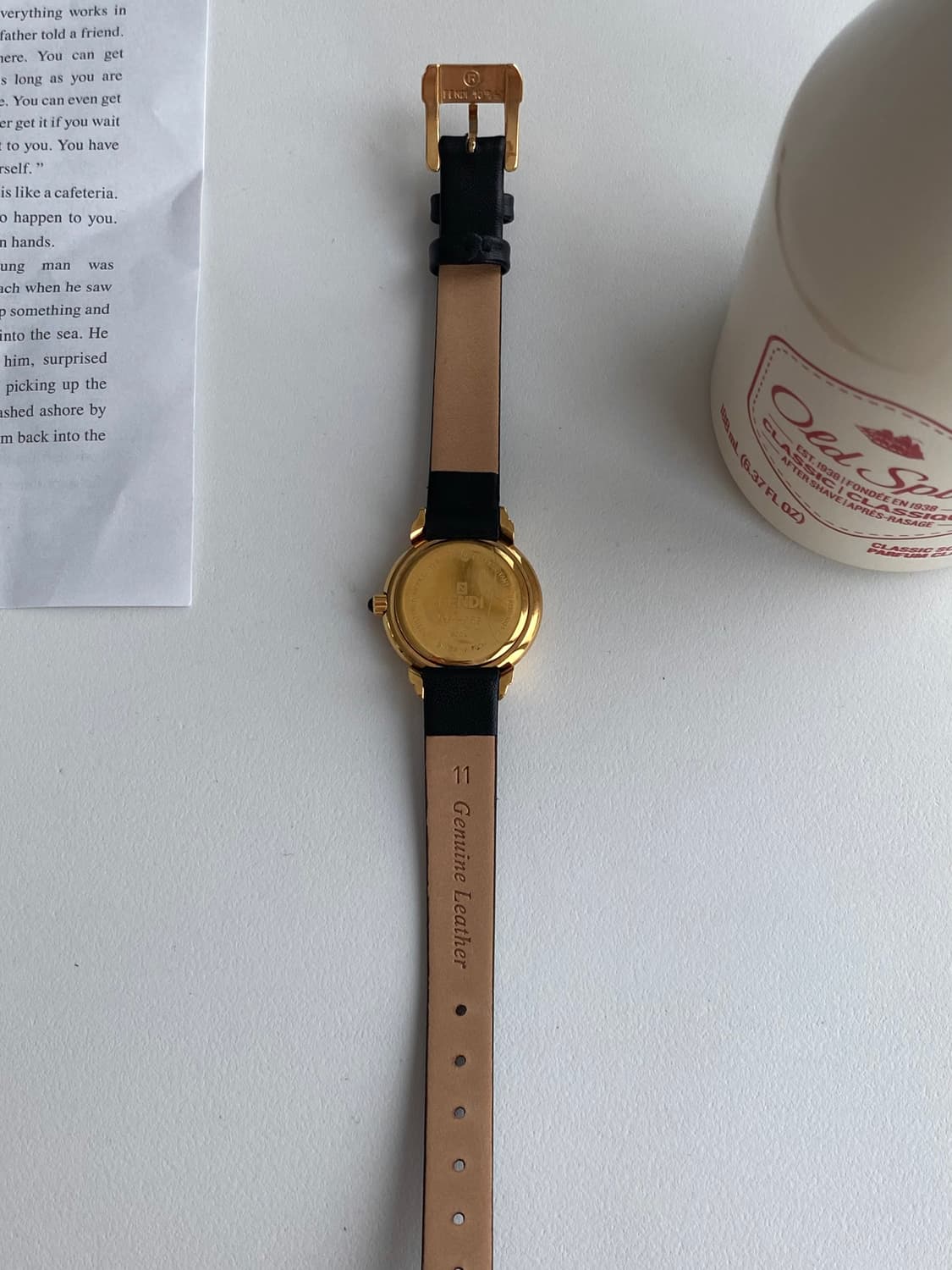 Fendi 펜디 오라치오 골드 카보숑 쿼츠 레이디스 상품이미지5
