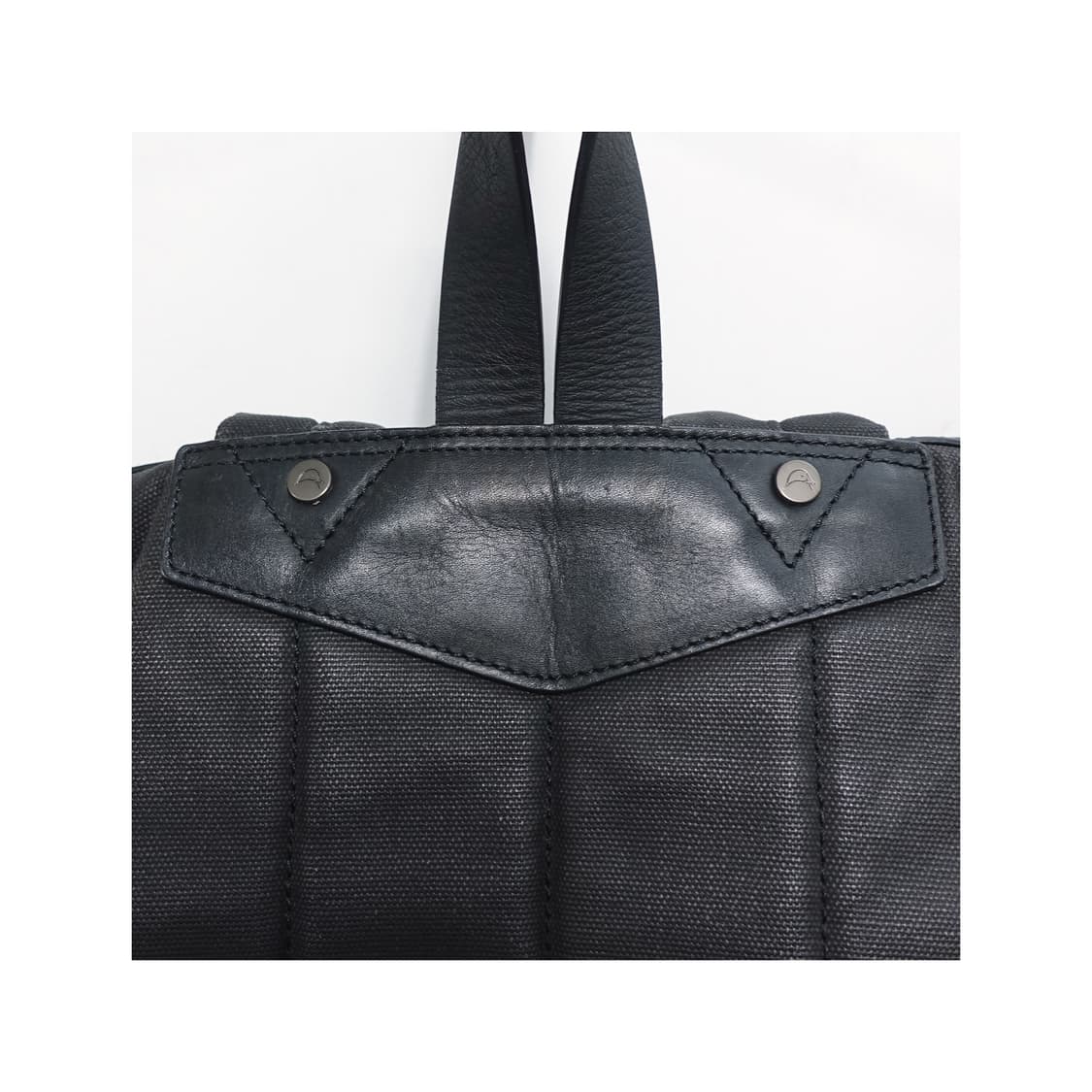 MANDARINADUCK 만다리나덕 코팅 캔버스 레더 백팩 상품이미지7