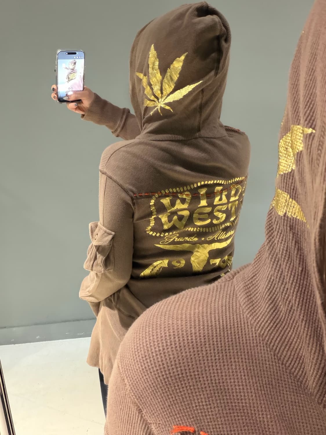 multi pocket printing hood zip-up & ops 상품이미지5