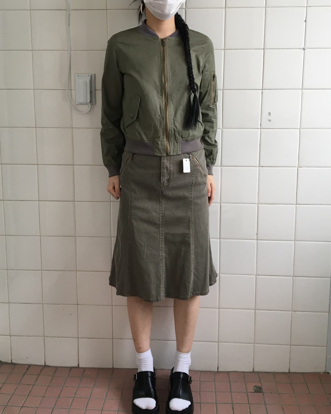 Slim fit bomber jacket 상품이미지1