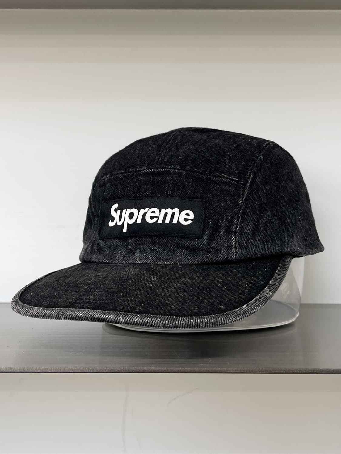 슈프림 24 ss 박스 로고 데님 캠프 캡 상품이미지1
