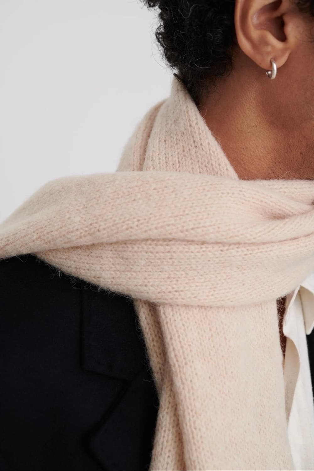 아워레가시/ 니트 머플러 카멜 퍼지 알파카/ Free 상품이미지6