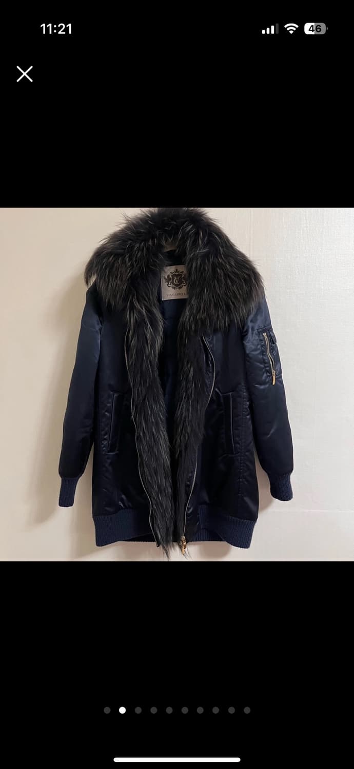 청담동 편집샵 글로시 항공점퍼 퍼 점퍼 상품이미지2