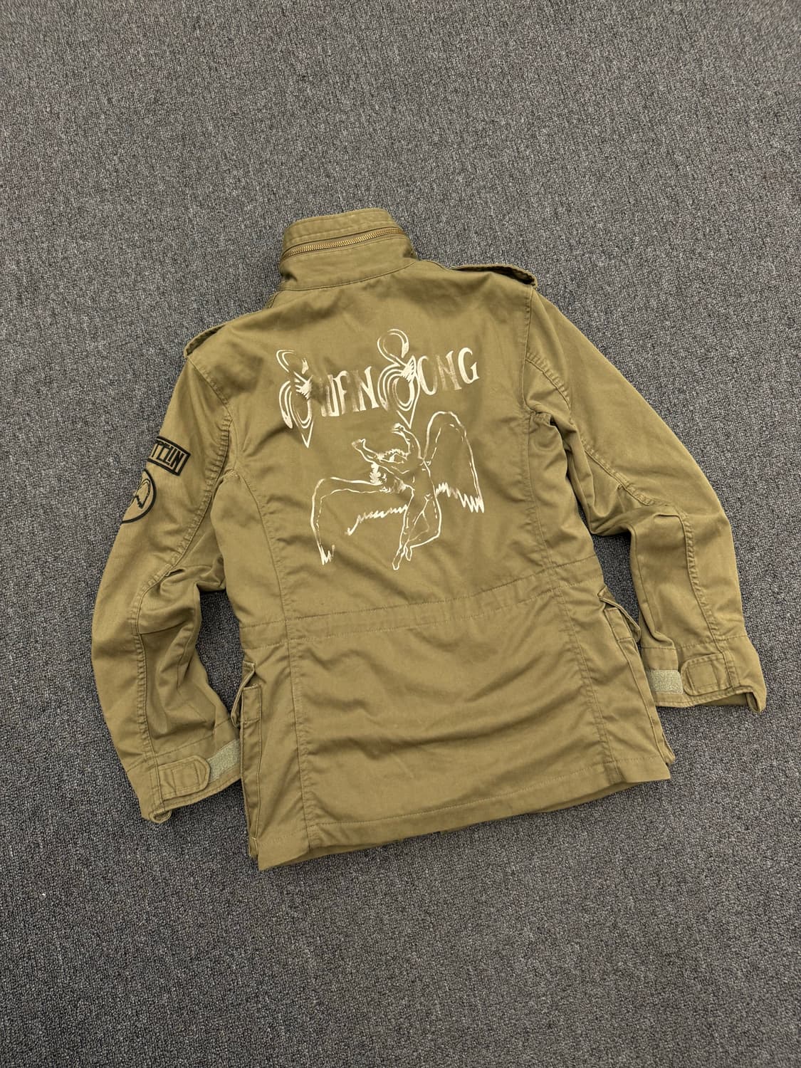 F)히스테릭 글래머X레드 제플린 여성 M-65 자켓 상품이미지4