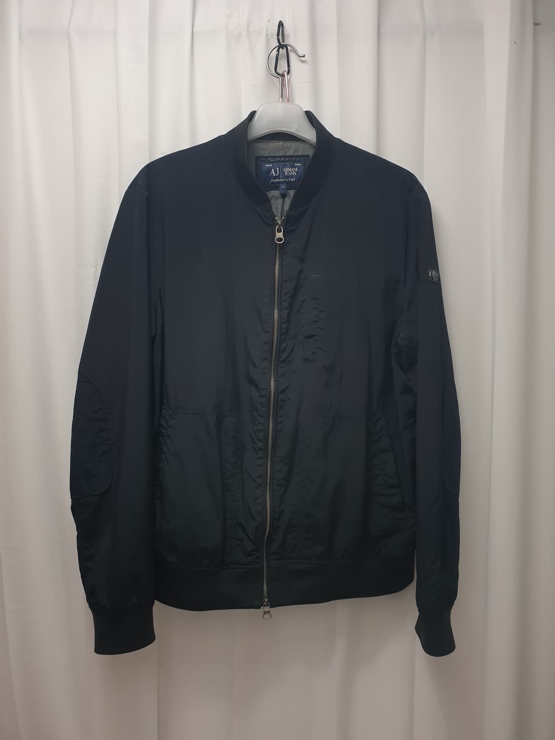 아르마니진 블랙 봄버 자켓 xl 54 상품이미지1