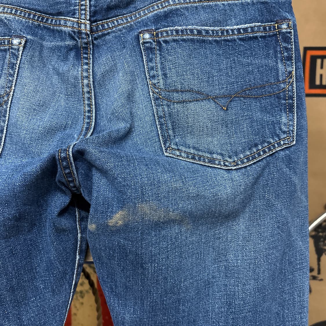 폴로 랄프로렌 바릭 슬림 스트레이트 데미지 데님팬츠 N714 상품이미지6