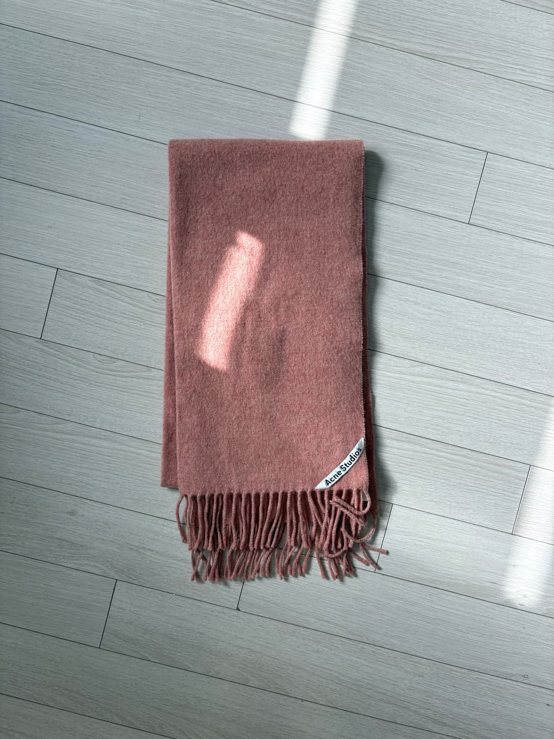 [정품] 아크네스튜디오 머플러 내로우 로즈 멜란지 상품이미지3