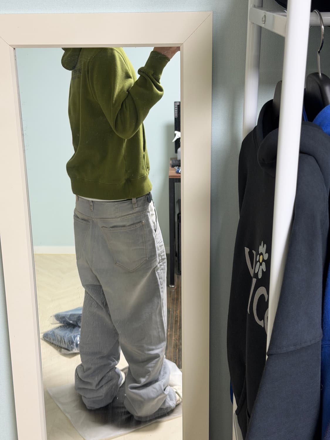 아미 배기핏 데님 빈티지 그레이(32 새상품) 상품이미지1