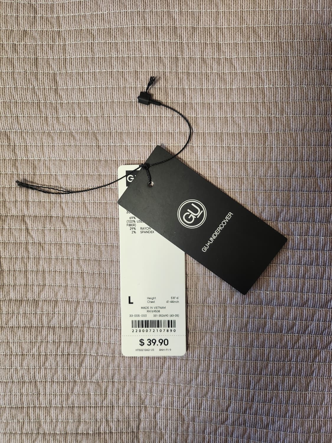 지유GU x 언더커버UNDERCOVER/지퍼 포켓 셔츠/L 상품이미지10