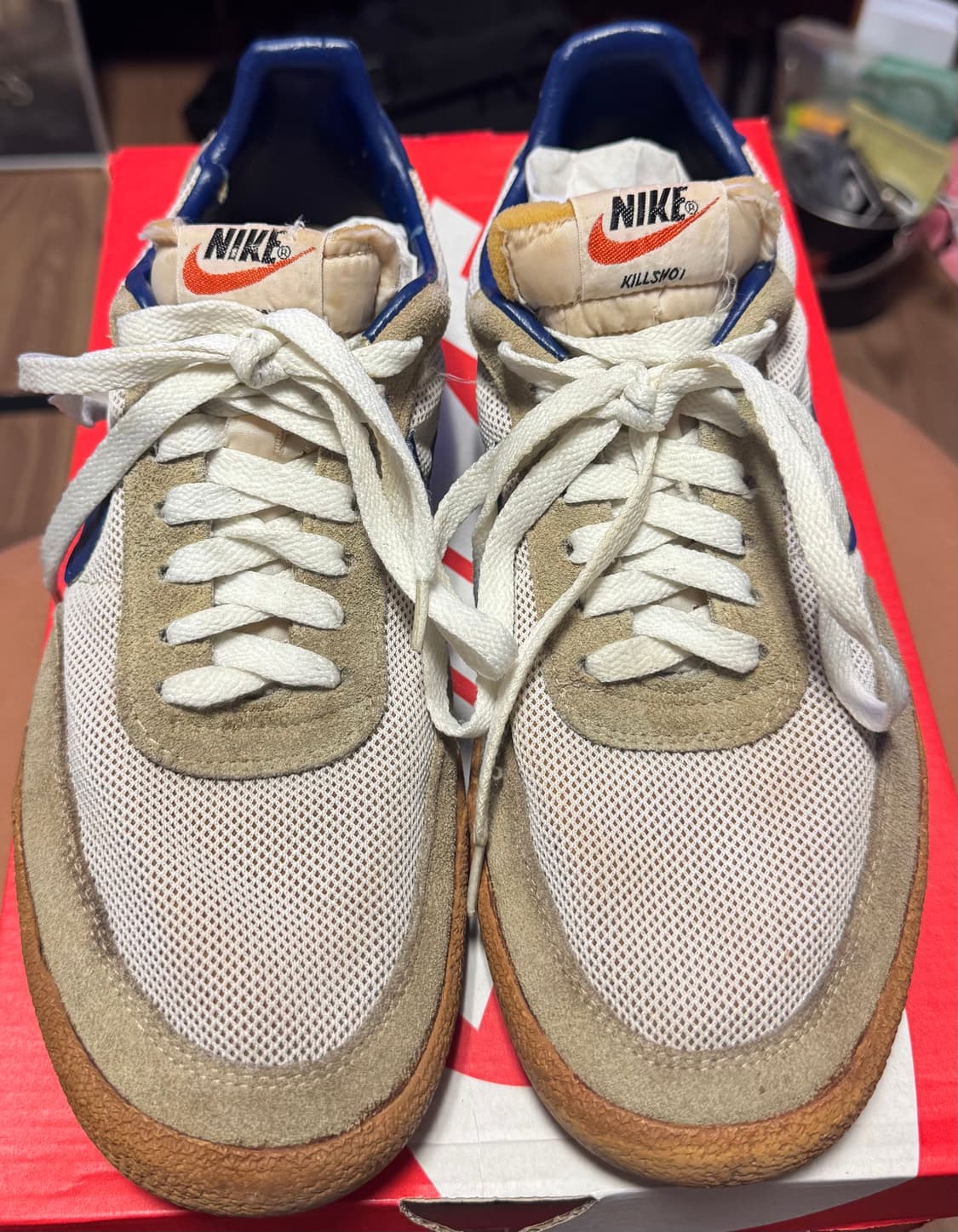 빈티지 오리지널 80s 나이키 킬샷 80년대 made in Korea 상품이미지2