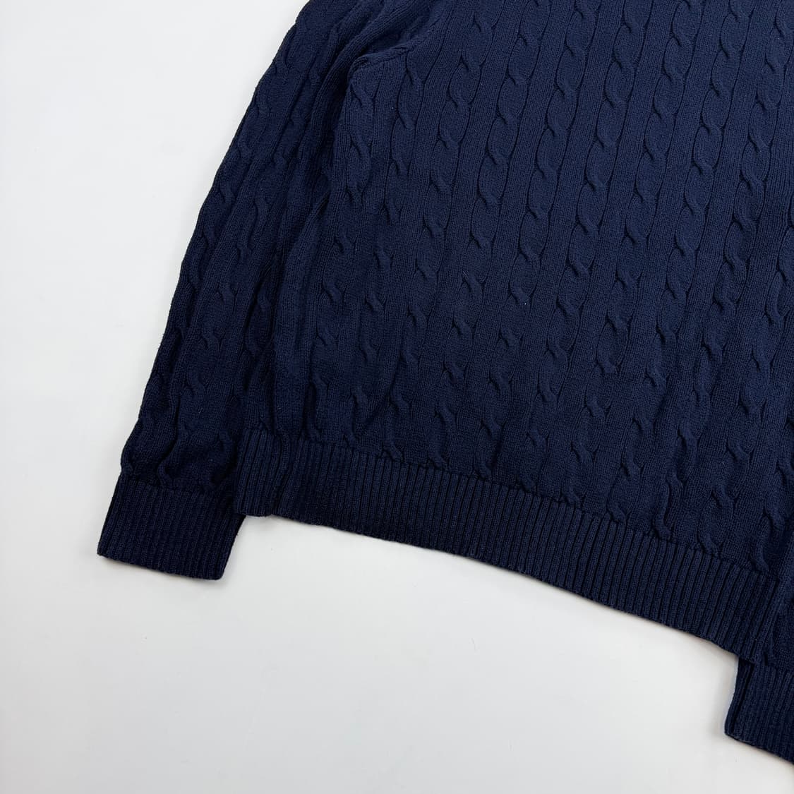 폴로 랄프로렌 케이블 니트 qr정품 상품이미지10