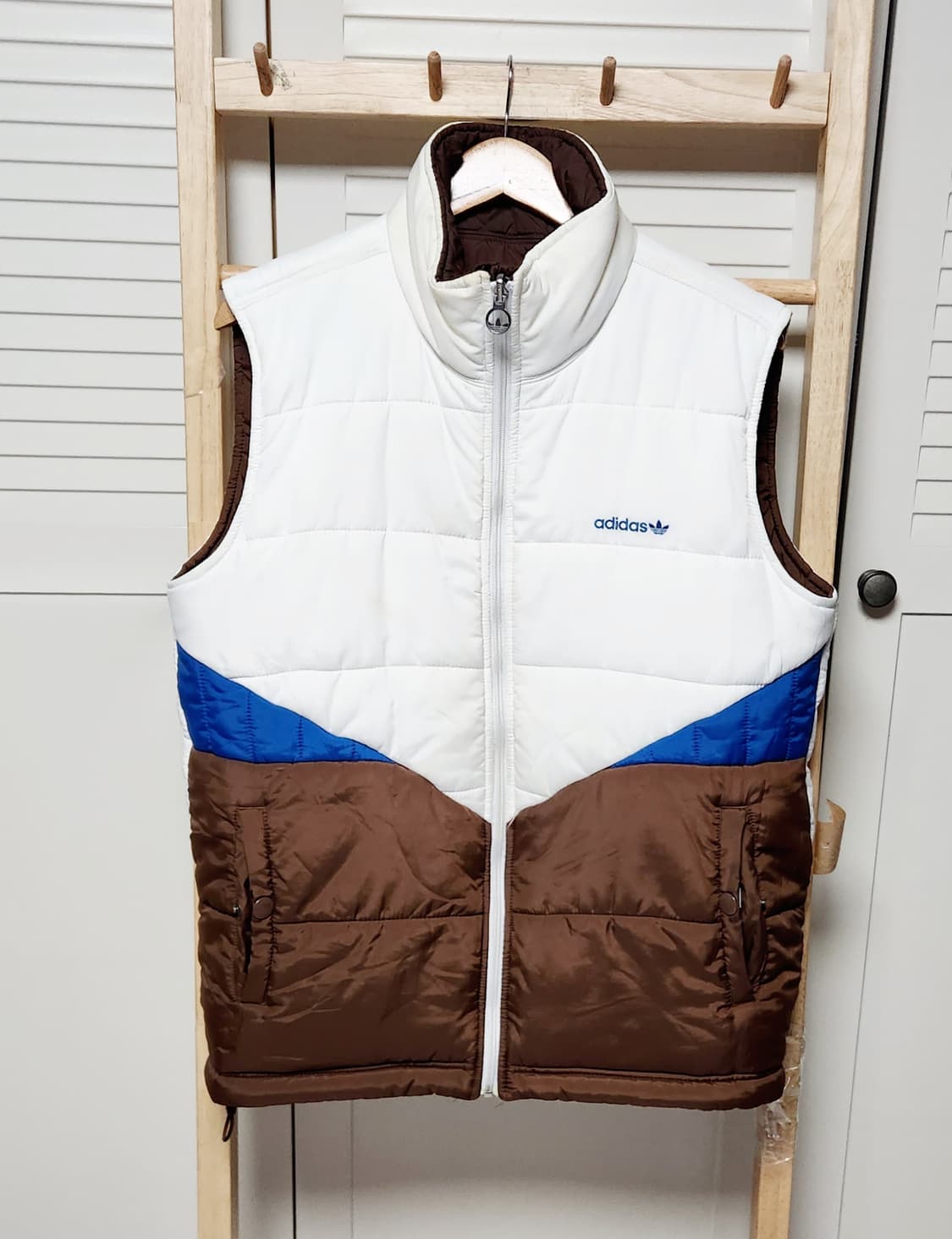 아디다스 브라운 양면 리버시블 베스트 조끼 패딩 자켓 상품이미지4