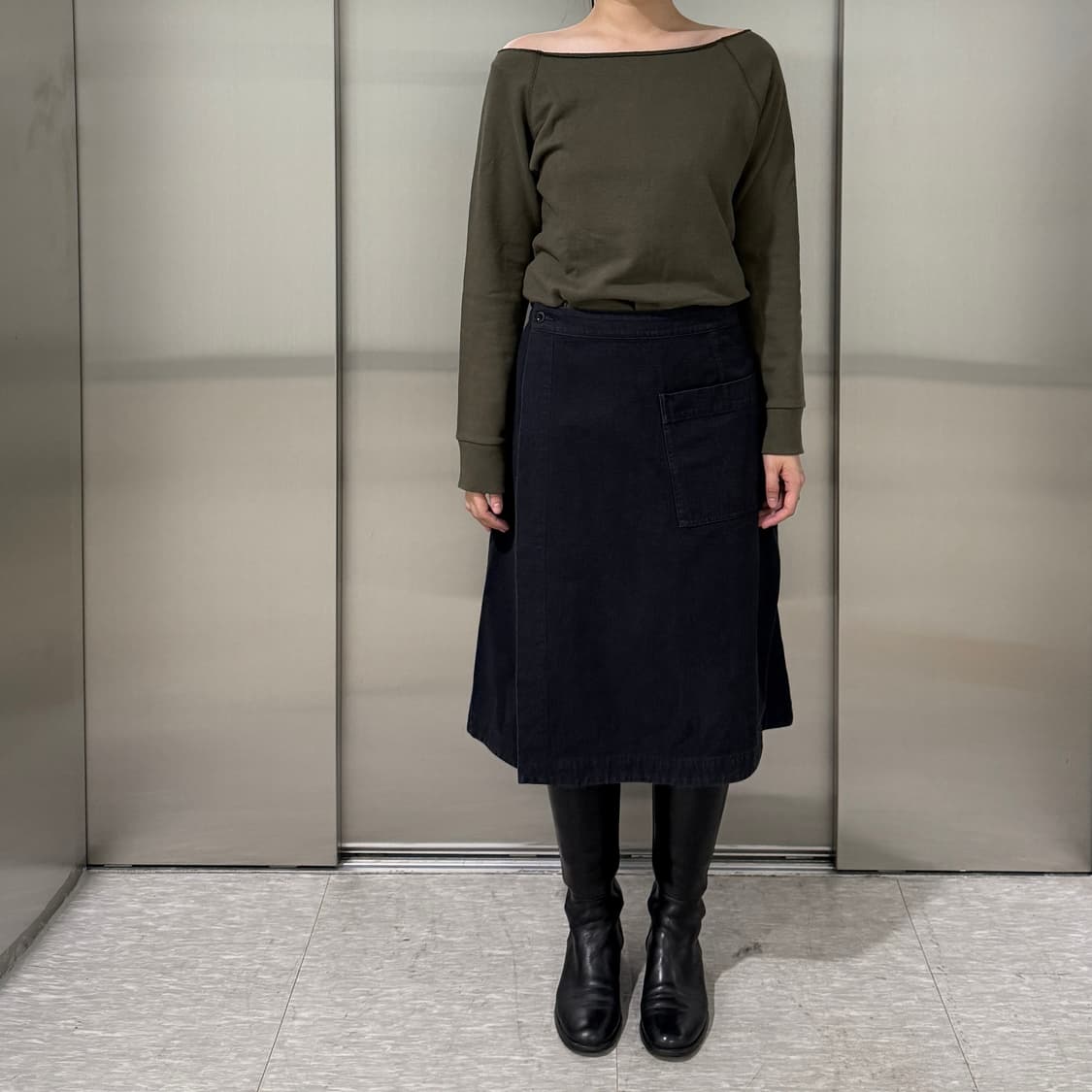 Margaret Howell cut-off sweatshirt 상품이미지2