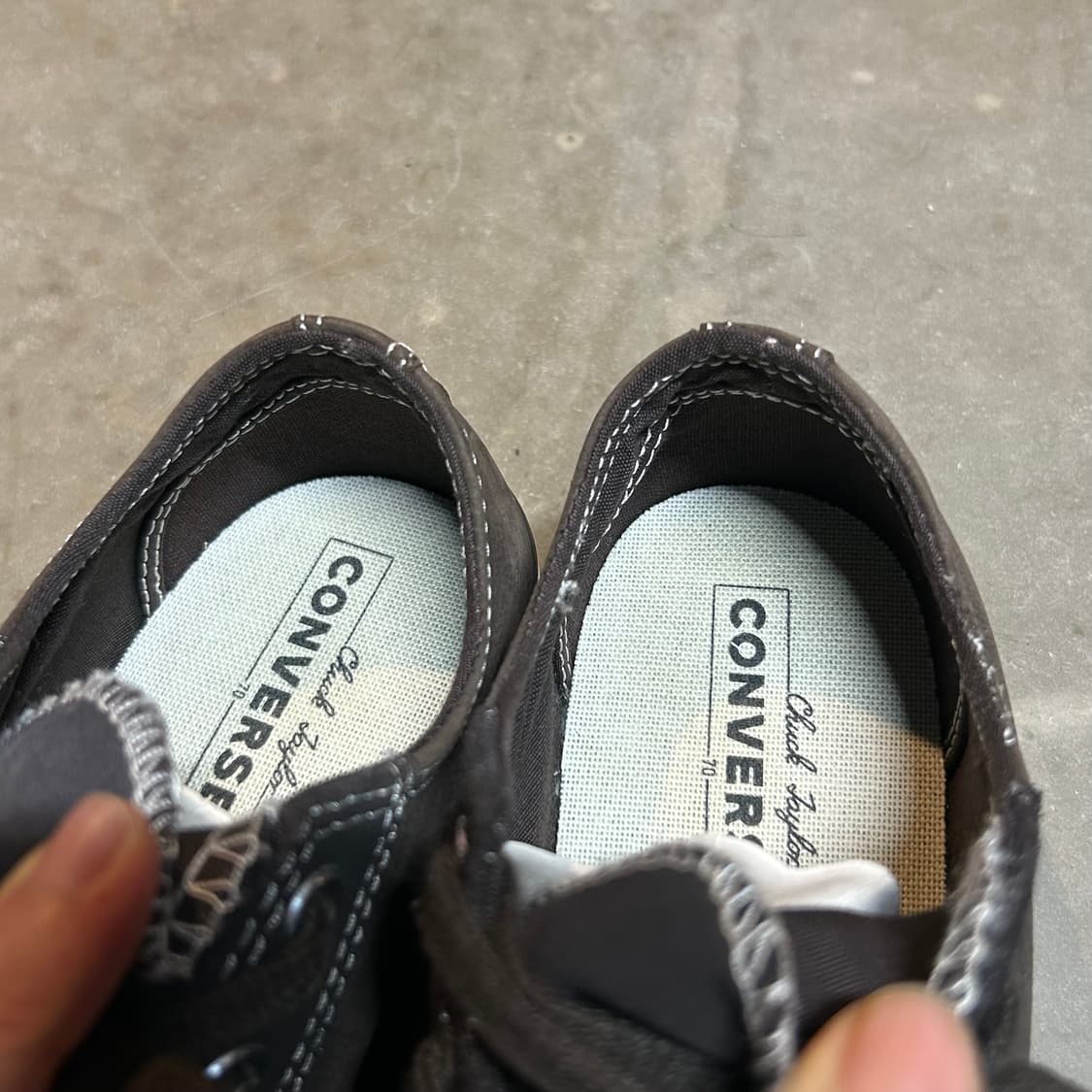 250) 컨버스 척70 레거시 레더 옥스 스니커즈 다크 브라운 상품이미지8