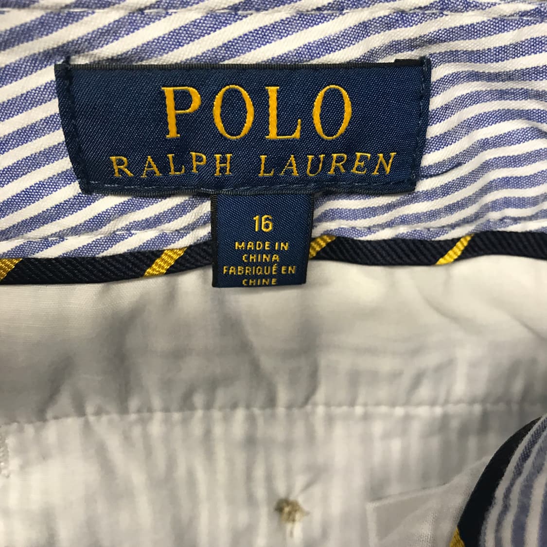 폴로 랄프로렌 스트라이프 팬츠 스카이블루 16(W) 상품이미지6