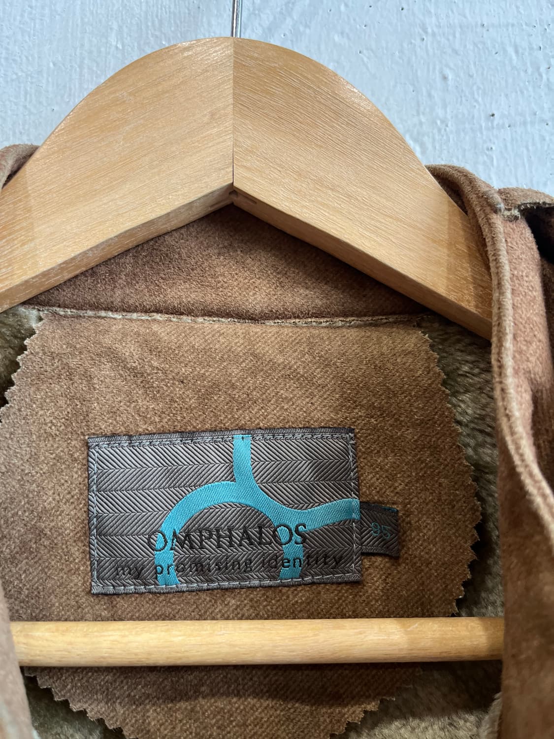 OMPHALOS 스웨이드 무스탕 자켓 95 상품이미지3