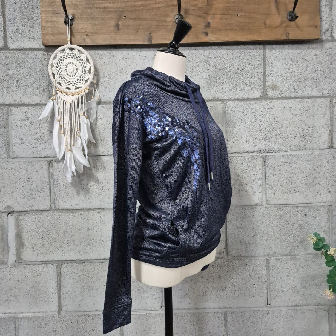 알마니 익스체인지 스팽글 티 상품이미지6