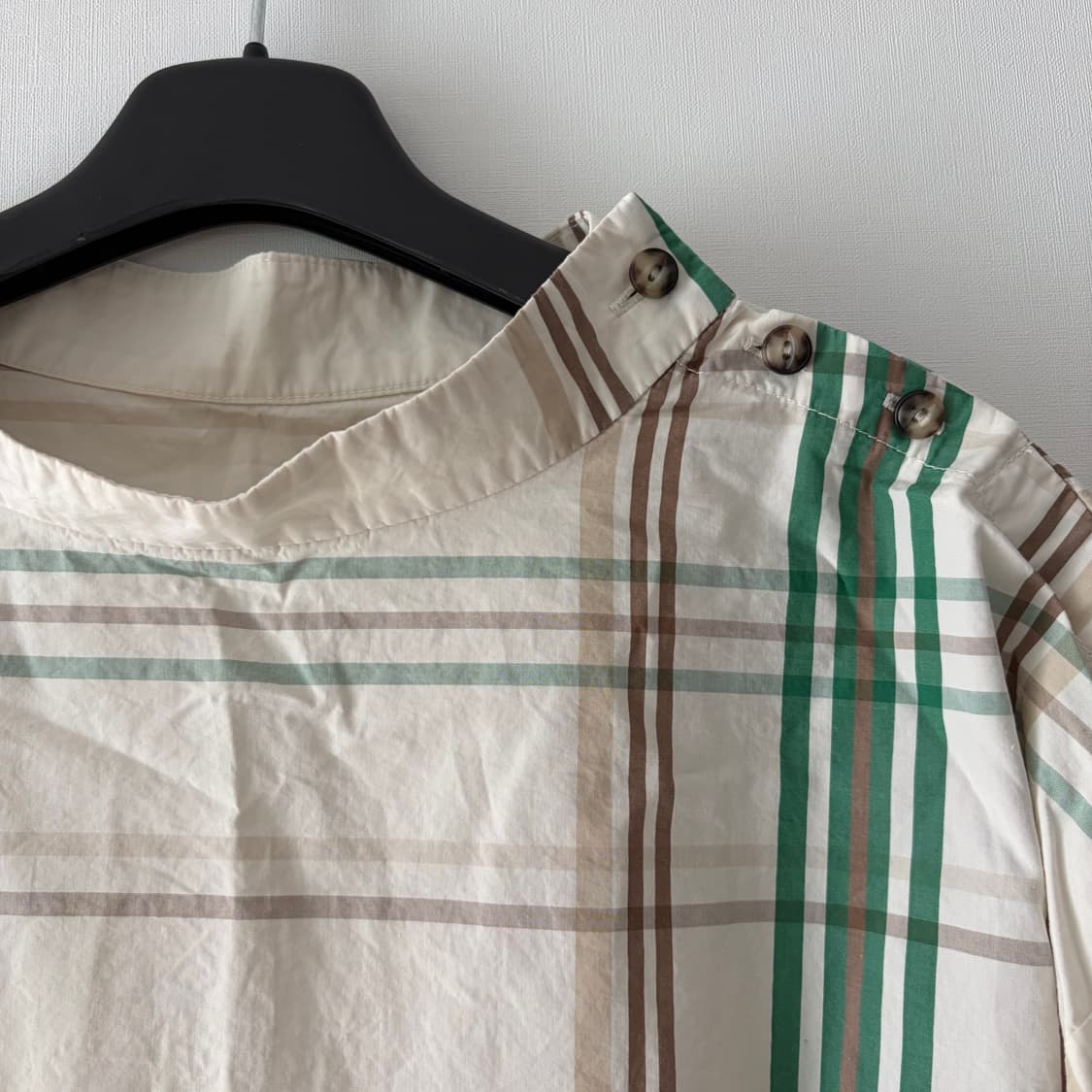 빔즈보이 체크 블라우스 상품이미지2