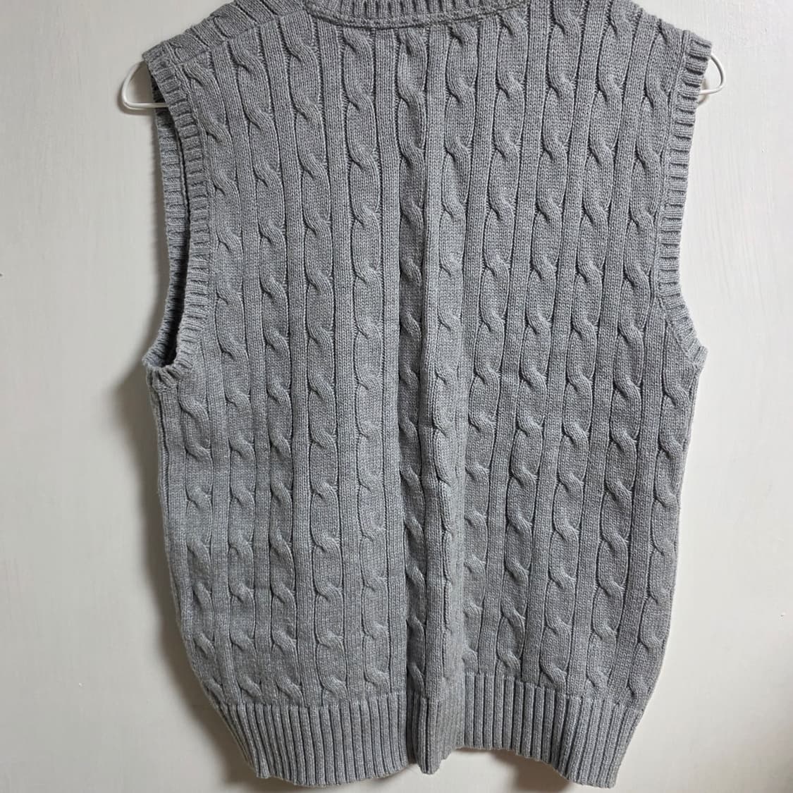 새상품) 폴로 보이즈 베스트 그레이 M (여자성인55사이즈) 상품이미지3