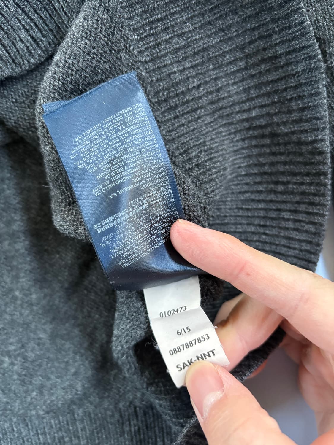 타미힐피거 니트 집업 상품이미지6