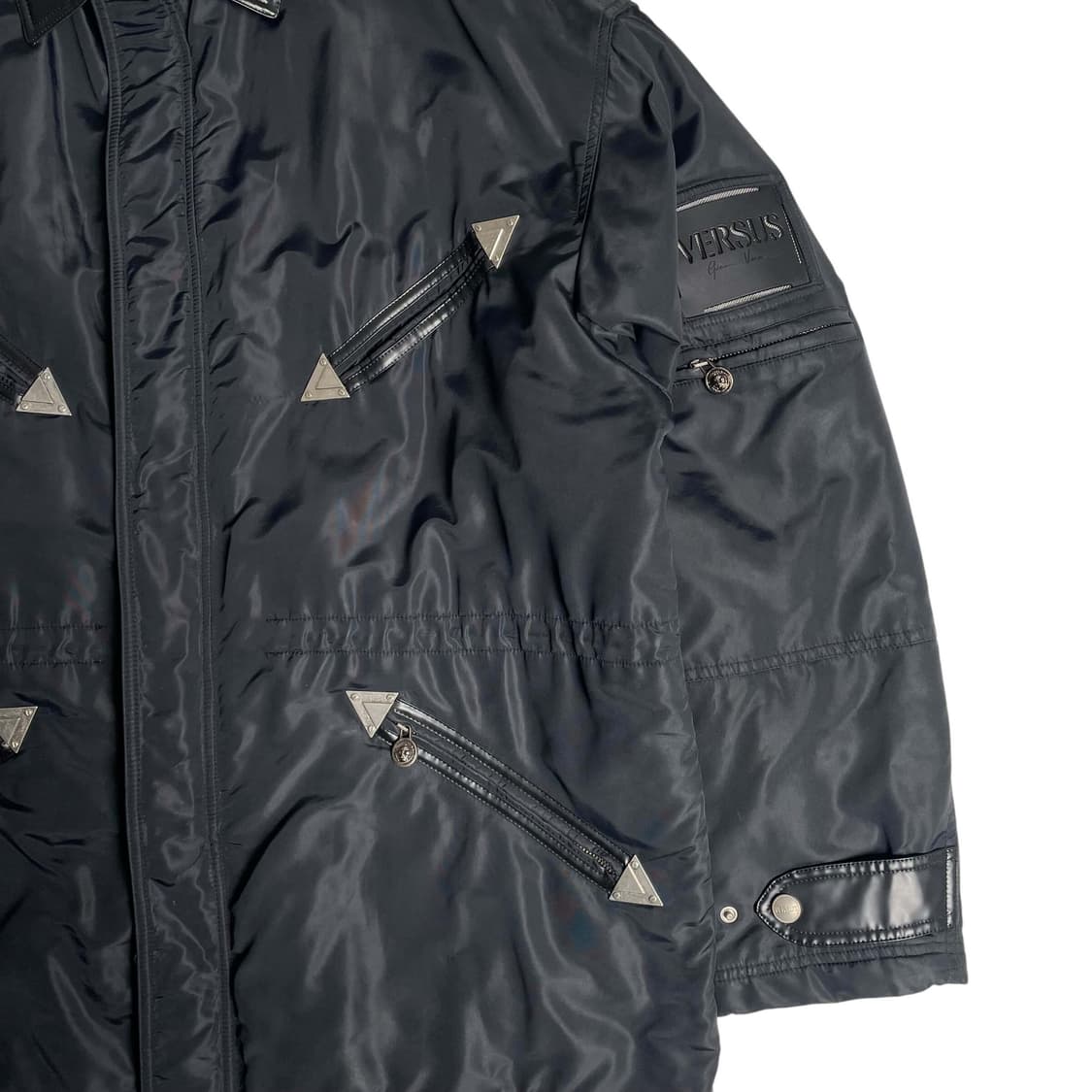 Versus 4 대각 라인 포켓 나일론 코트 (italy)   상품이미지3