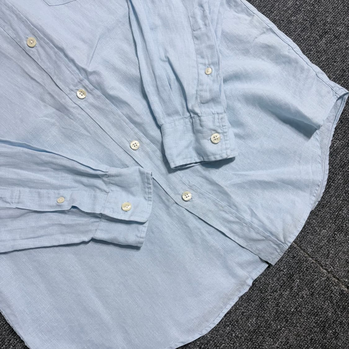 라코스테 레귤러핏 린넨 셔츠 상품이미지2