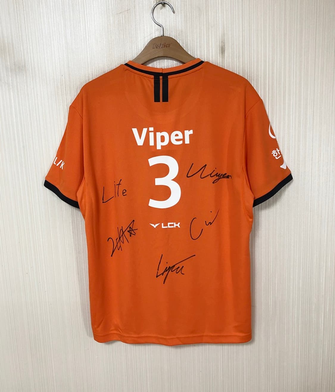 코오롱스포츠 한화생명e스포츠(HLE) 24 월즈유니폼 105 Viper 상품이미지8