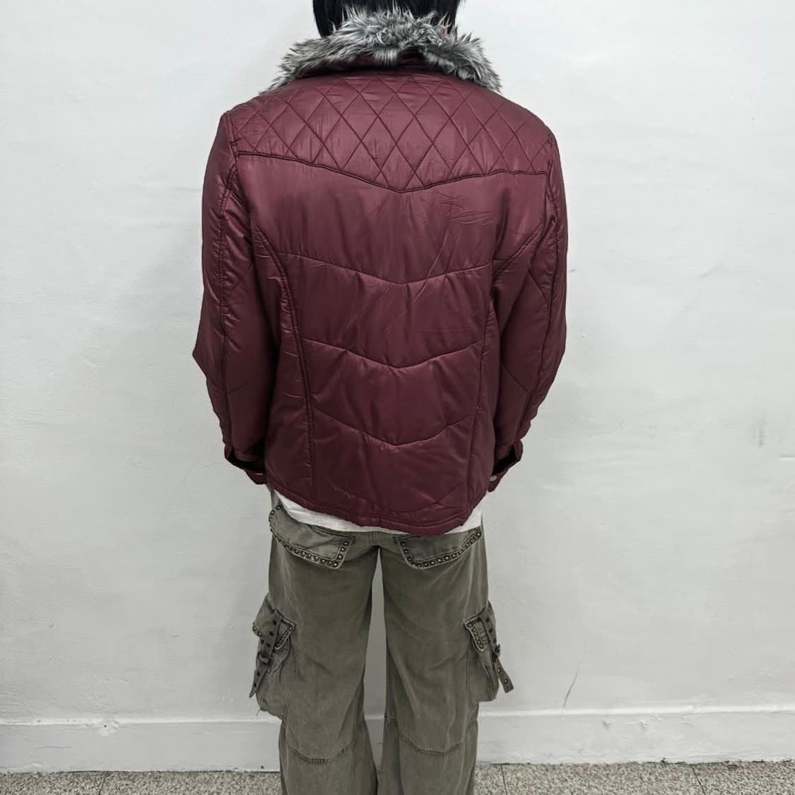Spanish Y2K fur down jacket 상품이미지5