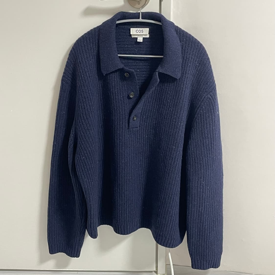 COS 코스 캐시미어 블렌드 폴로 니트 스웨터 상품이미지1