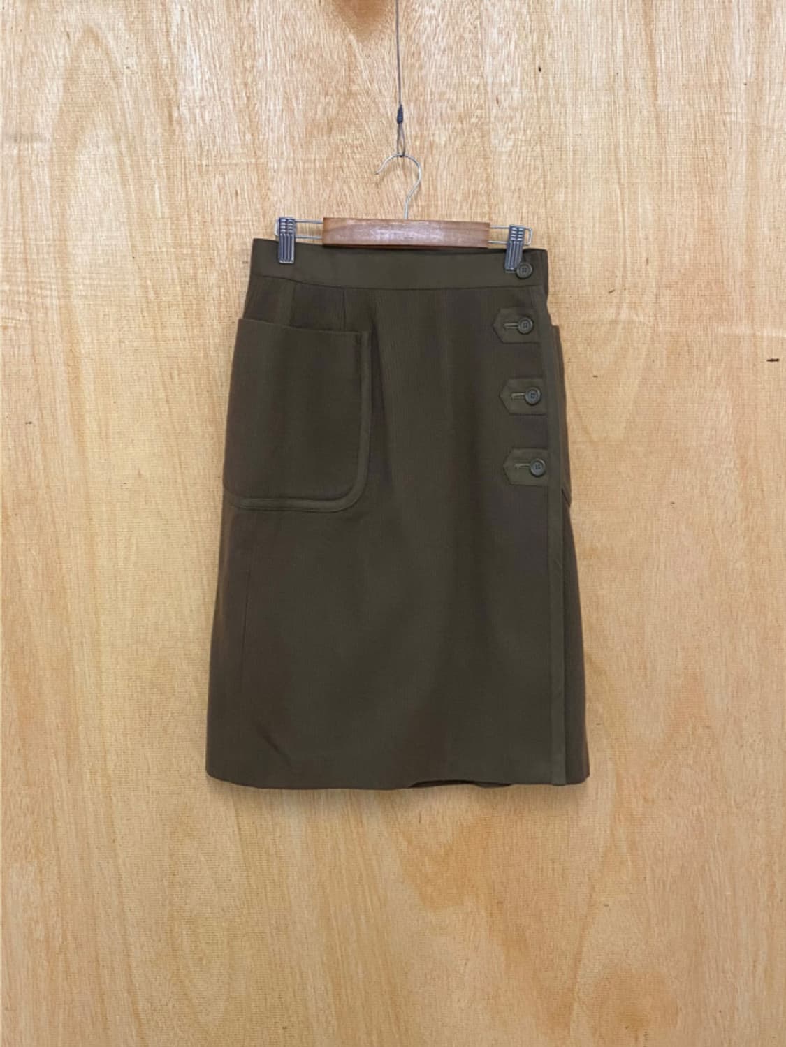 CHRISTIAN DIOR wool skirt 디올 울 랩스커트 상품이미지3