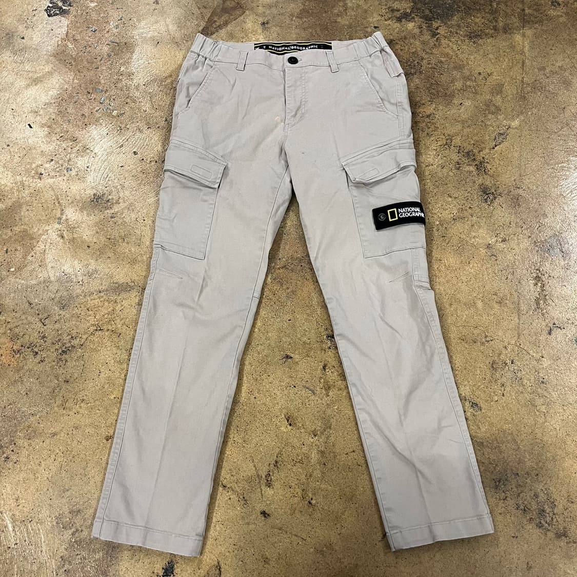 [정품/76] 내셔널지오그래픽 카고 바지 회색 b18 상품이미지2