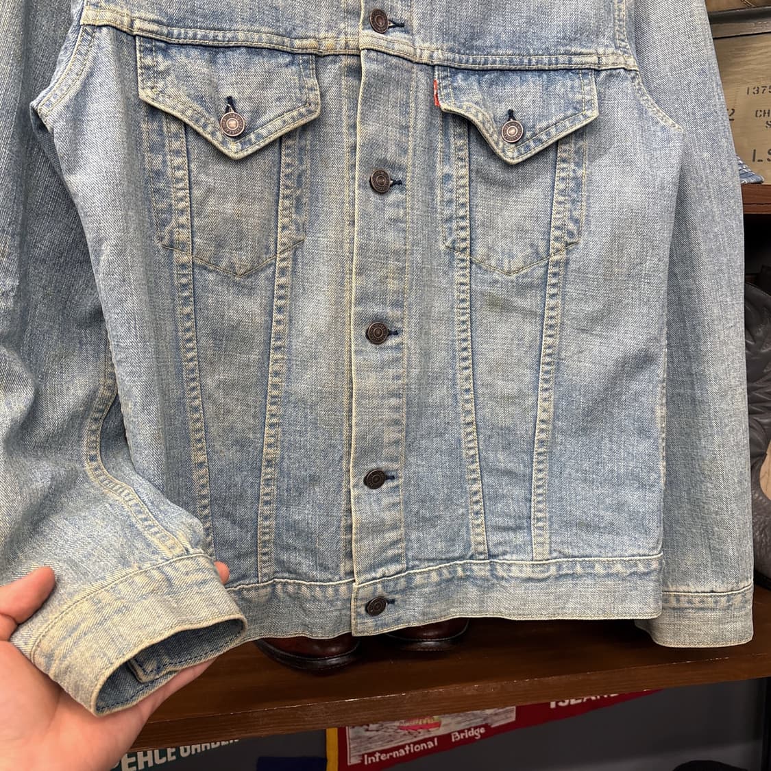 00s 리바이스 70599 빈티지 페이딩 타입3 트러커 데님자켓 N917 상품이미지4