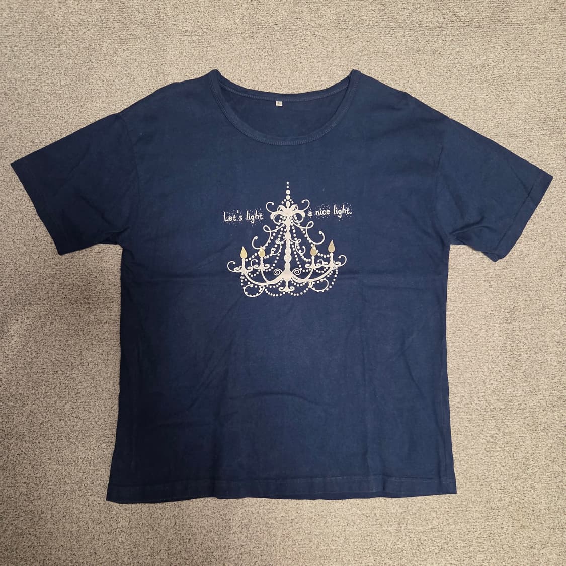 Japanese vintage 샹들리제 반팔 티셔츠 L(100) 상품이미지1