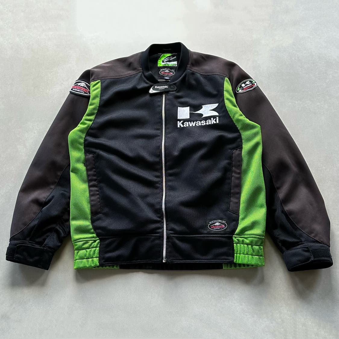 [L]KAWASAKI 가와사키 메쉬 레이싱 자켓 상품이미지2