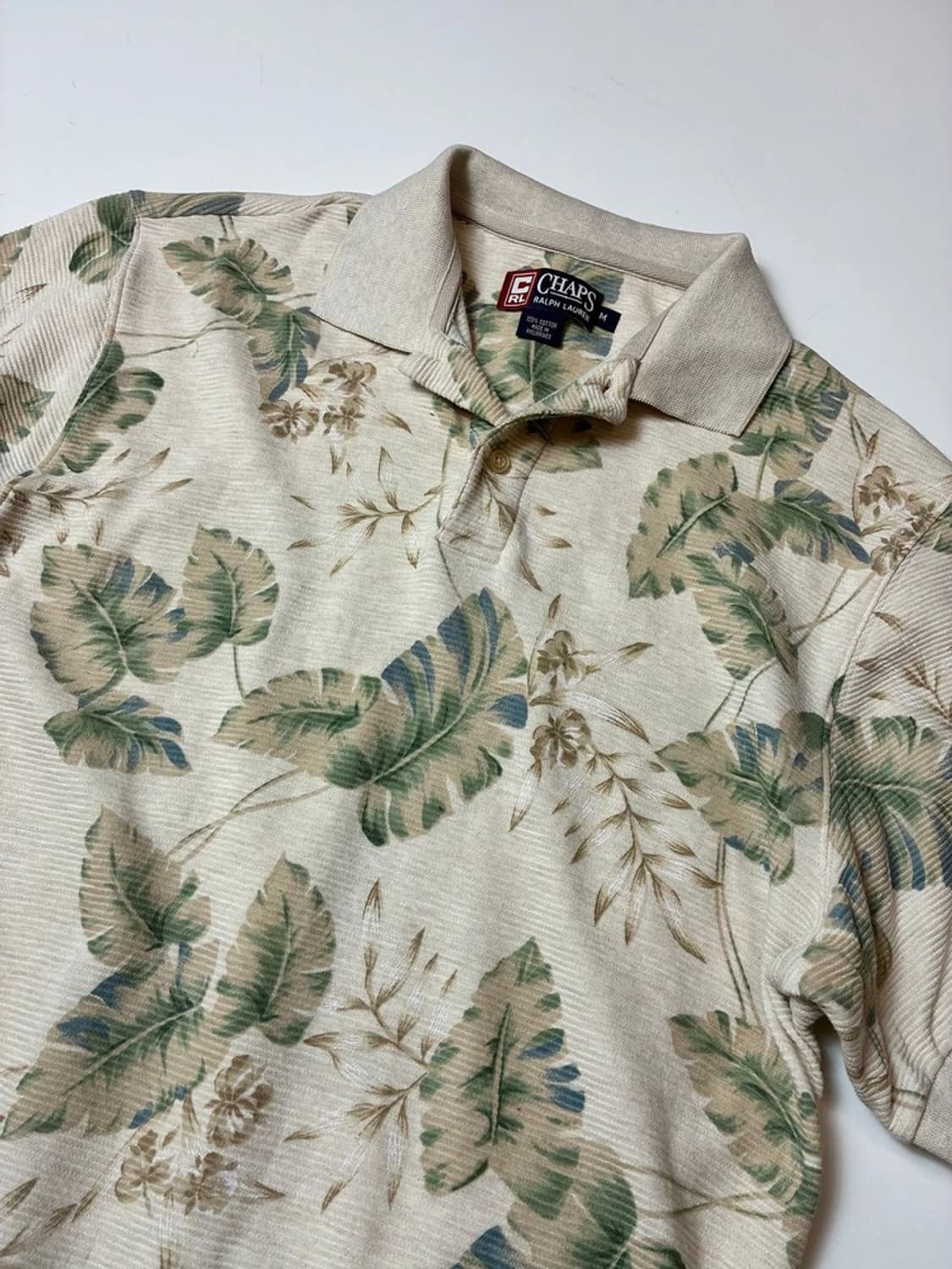 챕스 랄프로렌 트로피칼 투 버튼 카라 반팔 티셔츠 PN9103 상품이미지2