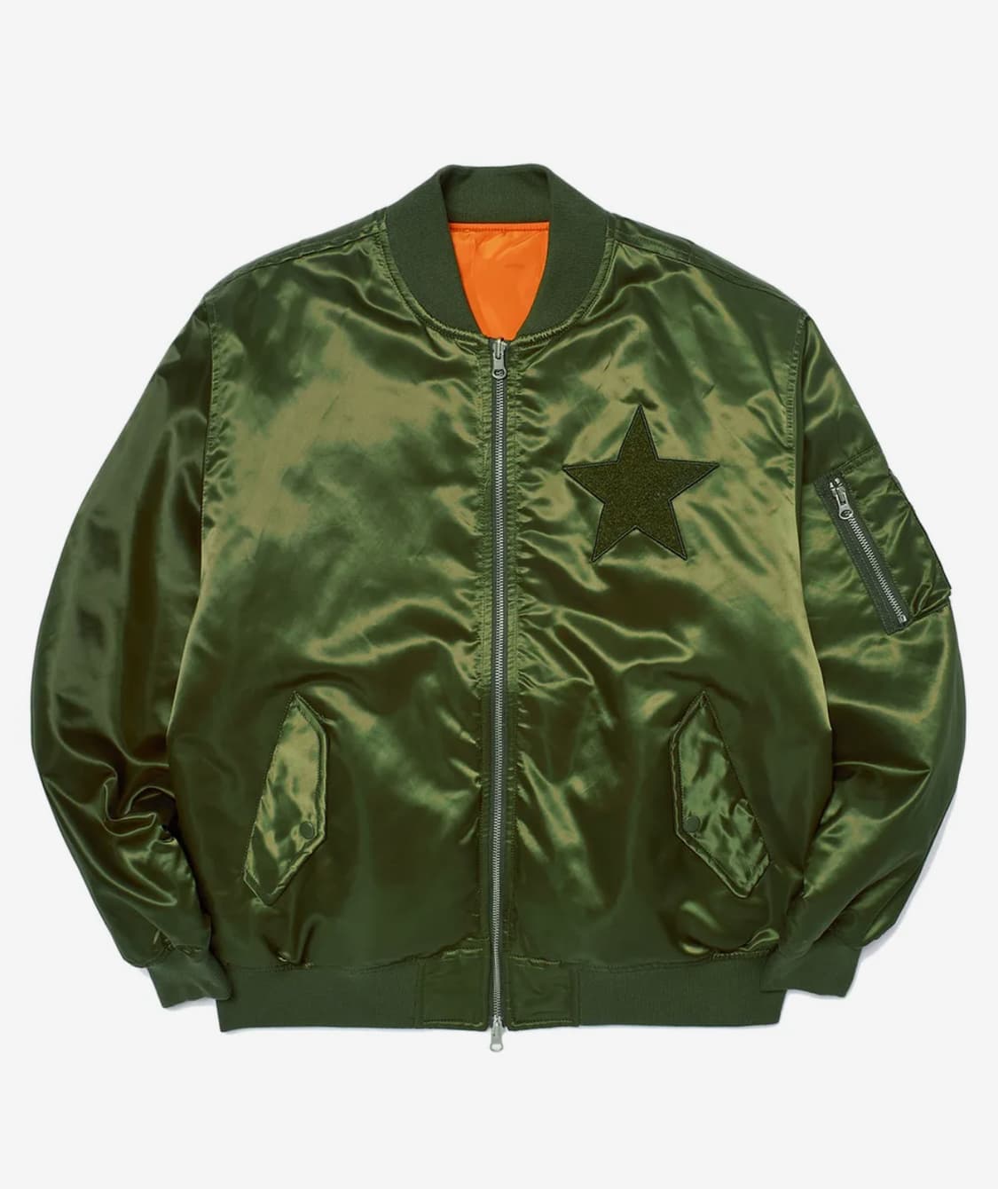 위캔더스 플라이 자켓 항공 점퍼 카키 XL 상품이미지2