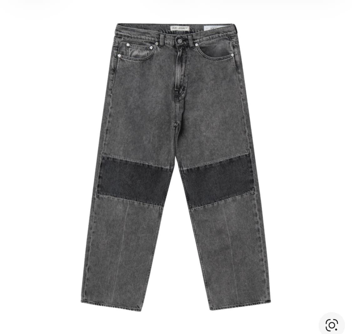 아워레가시 익스텐디드 써드컷 블랙 그레이팬츠 상품이미지1