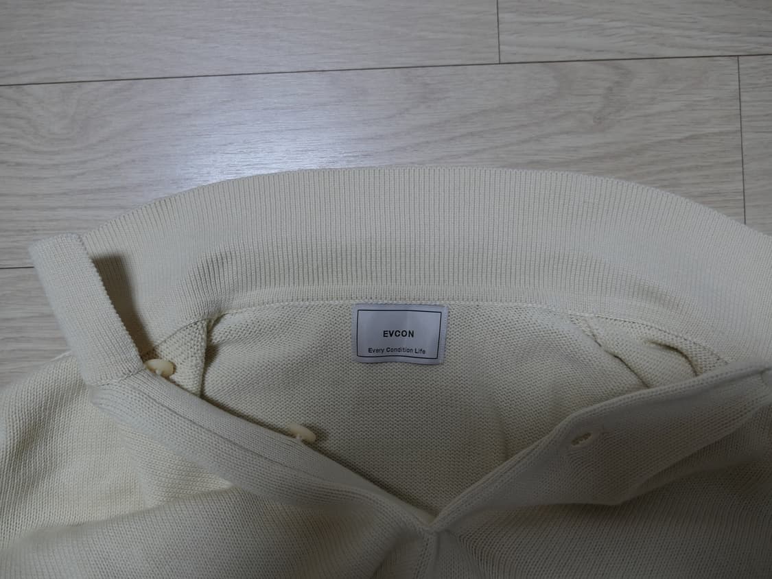Evcon 코튼 니트 폴로 2 상품이미지4