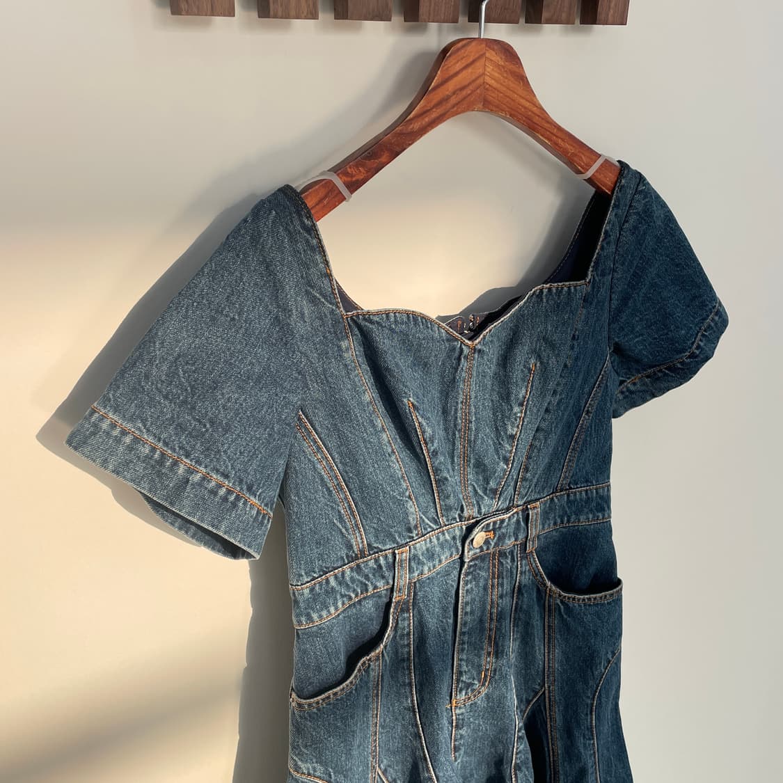 알렉산더 맥퀸 비대칭 데님 드레스 상품이미지2