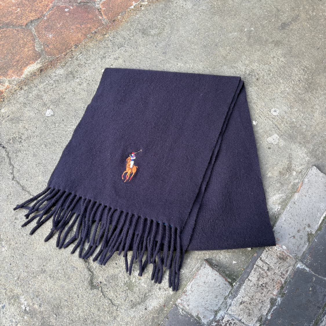 Polo 폴로 빅포니 울 머플러 목도리 상품이미지3
