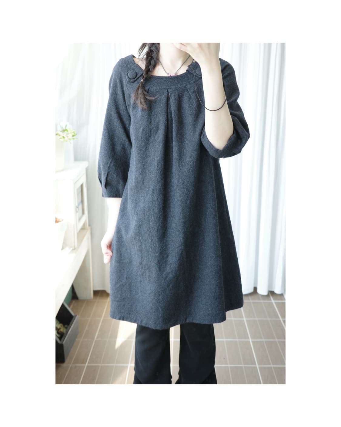 MYK deep grey one-piece 상품이미지4